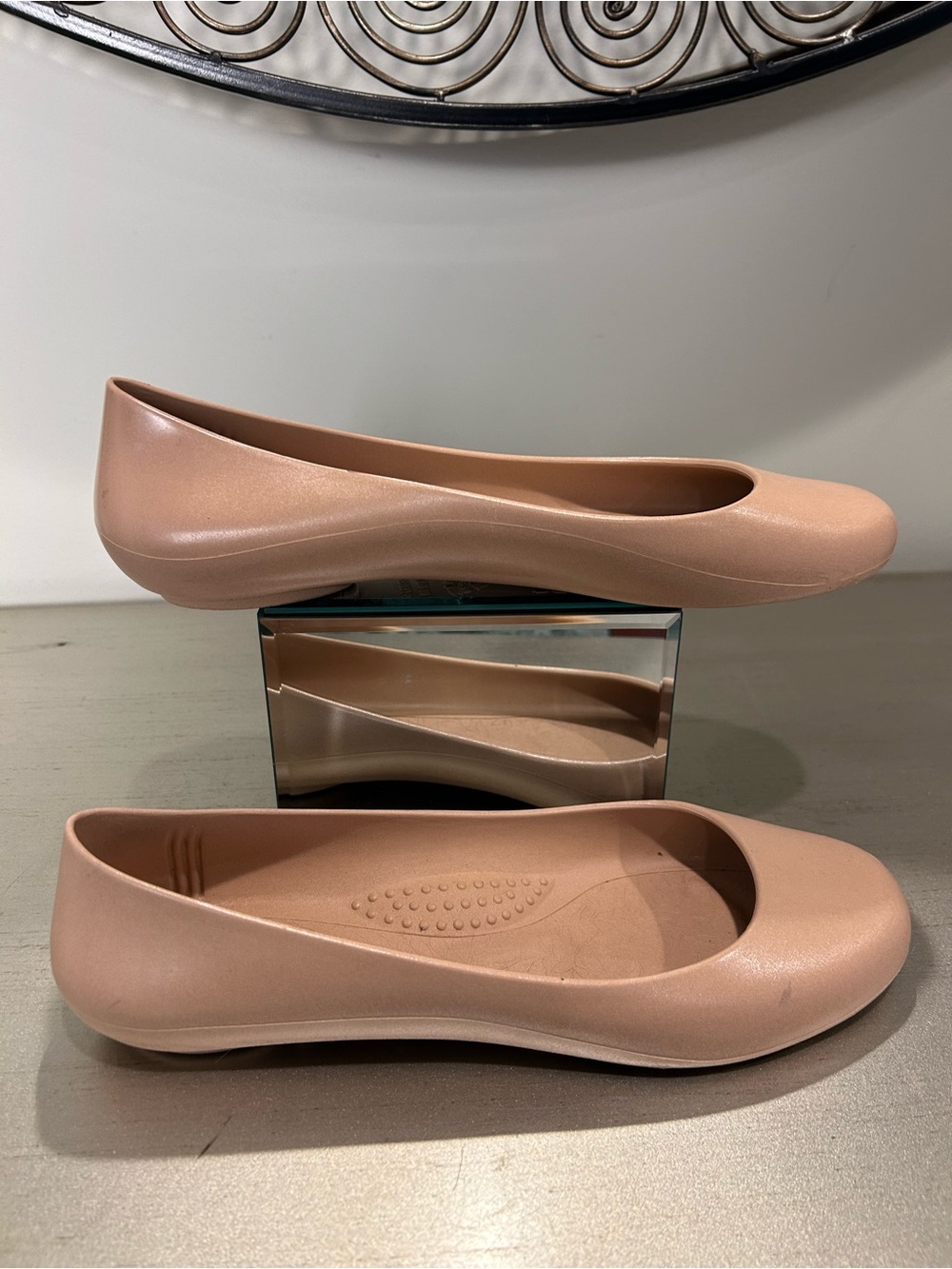Okabashi Women's Blush Ballet Flats